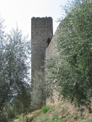 Monteriggioni Fortress Wall and a Tower