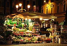 Below the Spanish Steps